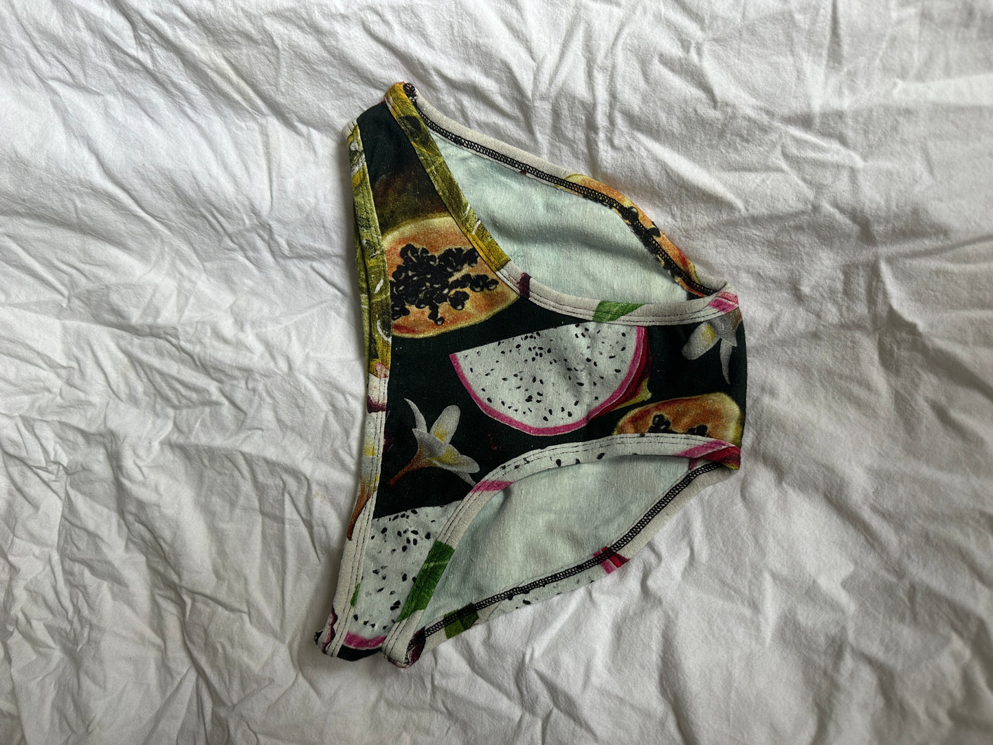 Hemp Low Brief | Rainforest Bounty | Second (different edge tape colour)