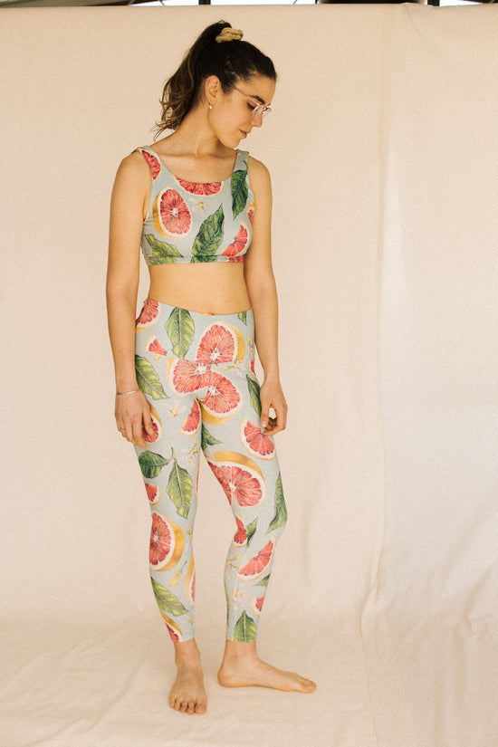 Hemp Leggings | Sky | Second (one leg longer than the other)
